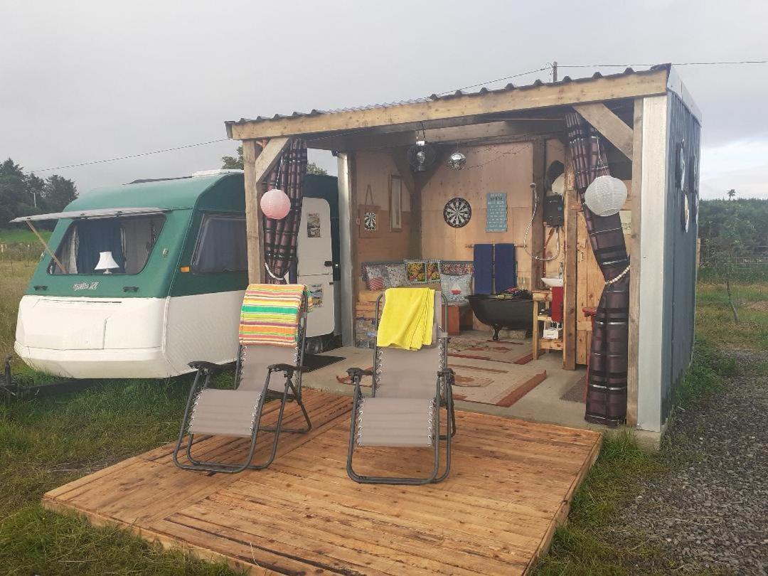 Campsite Father Ted Retro Caravan!